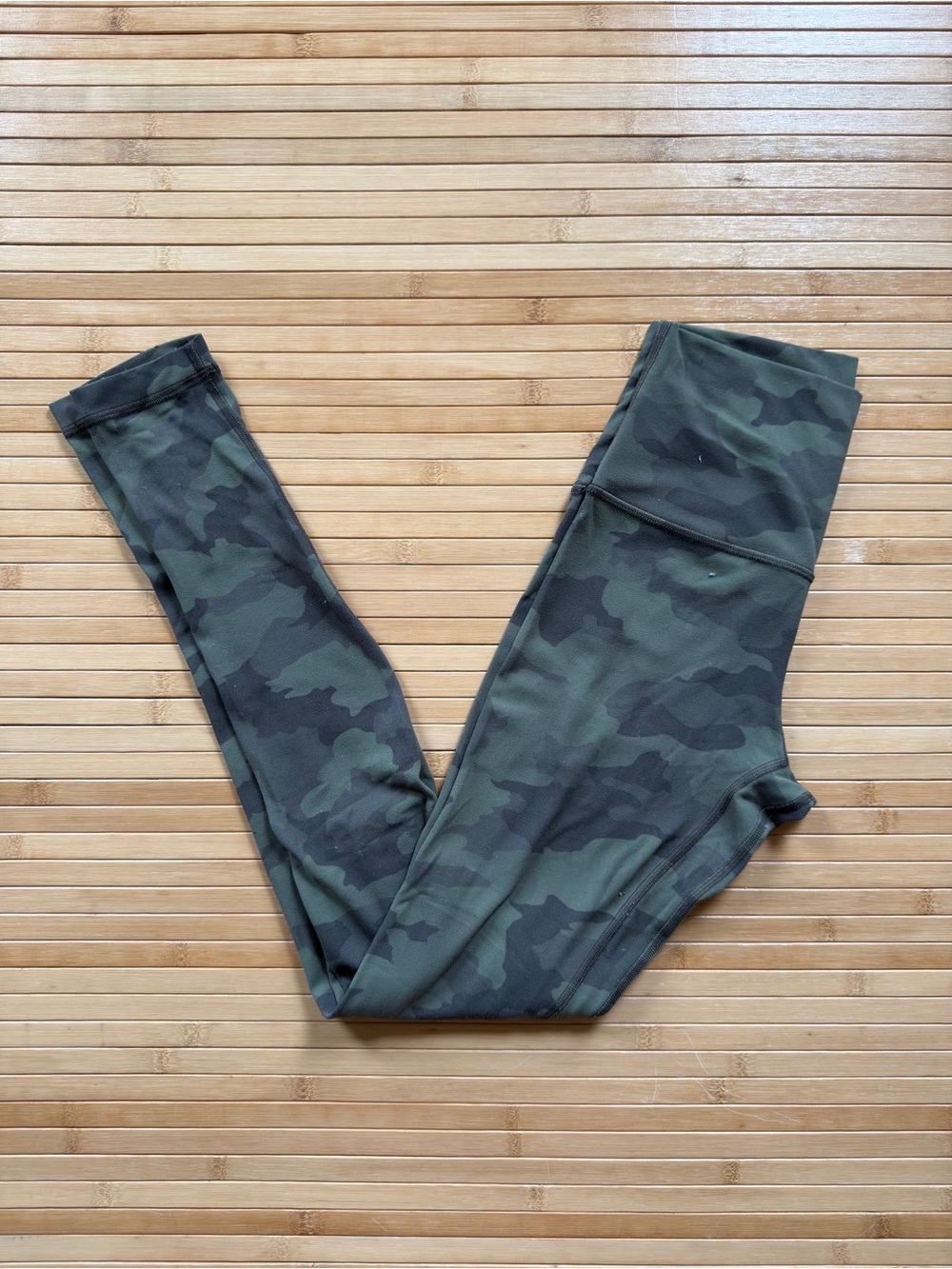 lululemon athletica Camo High-Rise Leggings in Olive & Black